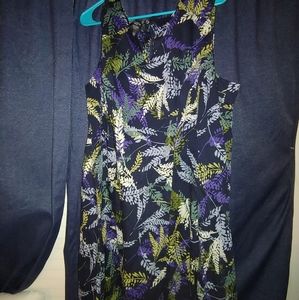 Adorns Fern pattern midi dress 22w